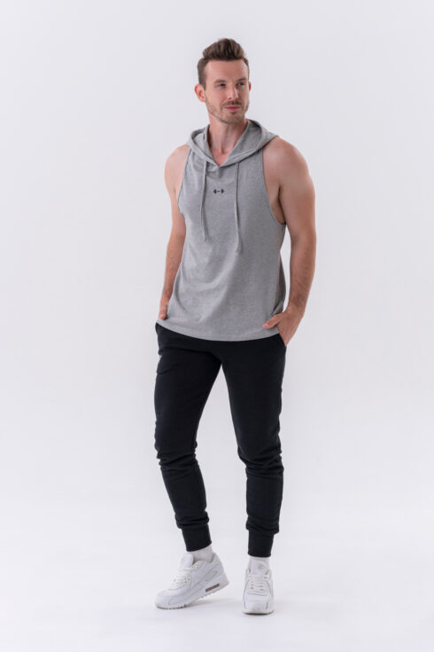 Fitness Tank top with a hoodie 323 - Image 7