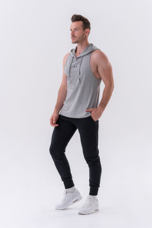 Fitness Tank top with a hoodie 323 - Image 6