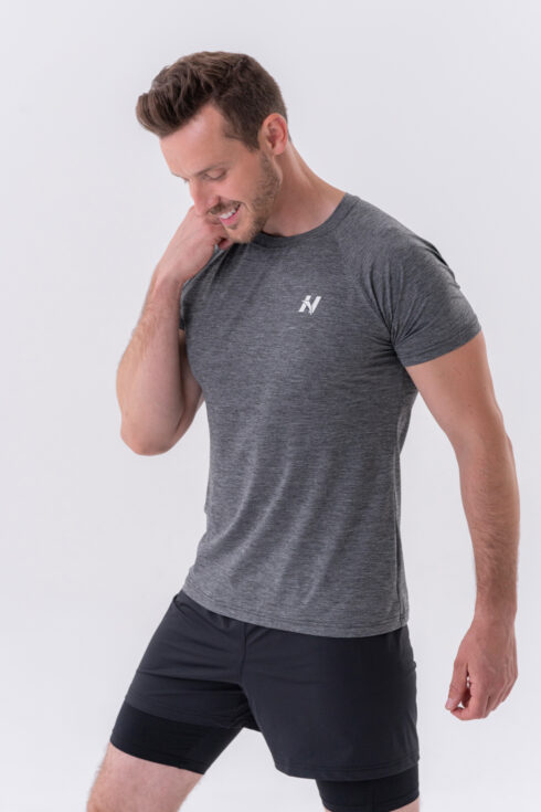 Luftiges Sport-T-Shirt „Grey“ 325 – Bild 2