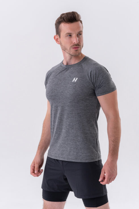 Luftiges Sport-T-Shirt „Grey“ 325 – Bild 7