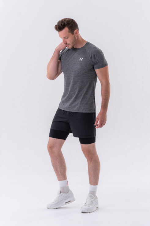 Luftiges Sport-T-Shirt „Grey“ 325 – Bild 5