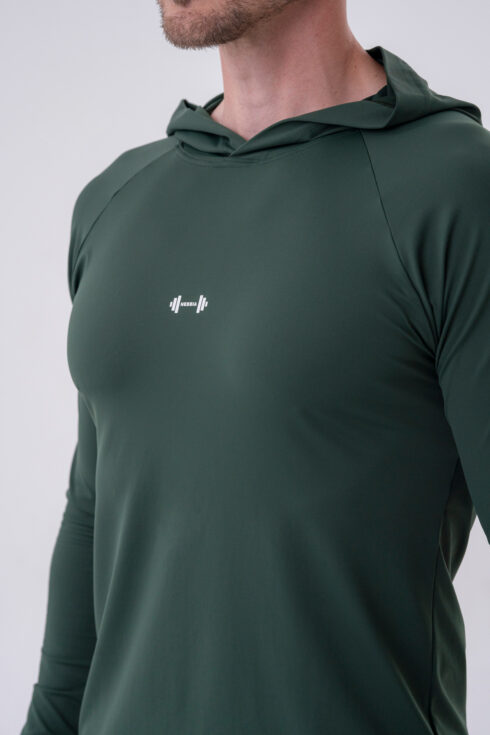 Langarmshirt mit Kapuze 330 – Bild 7