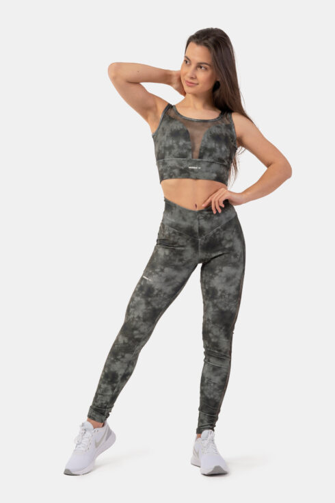 ECO Camo Green Mesh Sports Bra “Breathe” 411 - Image 3