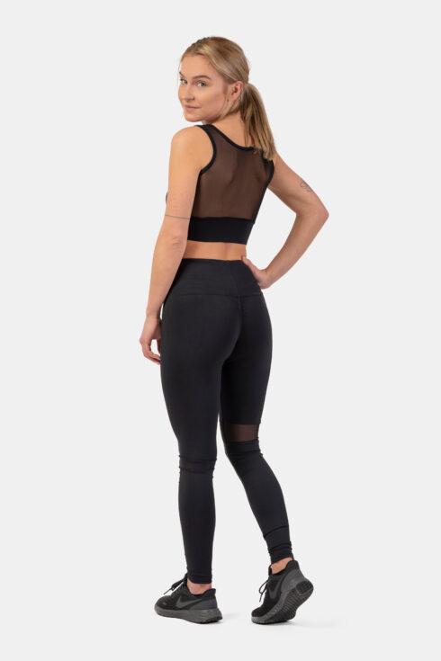 Black Mesh Design Sports Bra “Breathe” 412 - Image 4