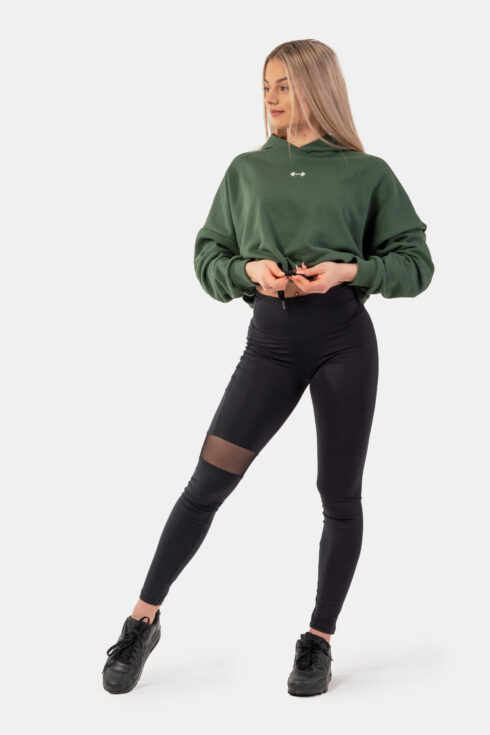 Loose Fit Crop Hoodie Iconic 421 - Image 11