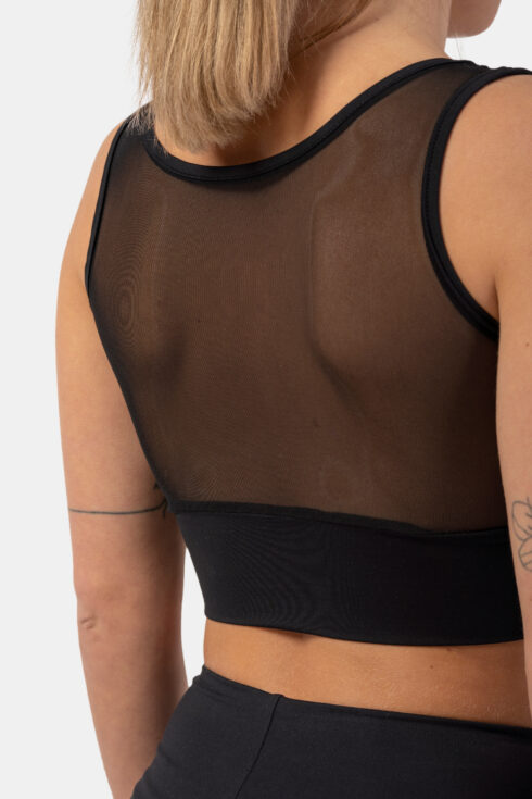 Black Mesh Design Sports Bra “Breathe” 412 - Image 6