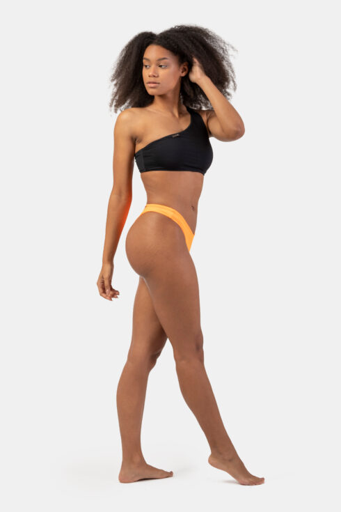 Pomarańczowe bikini w kształcie litery V - dolna część z wysokim wycięciem 455 - obrazek 6