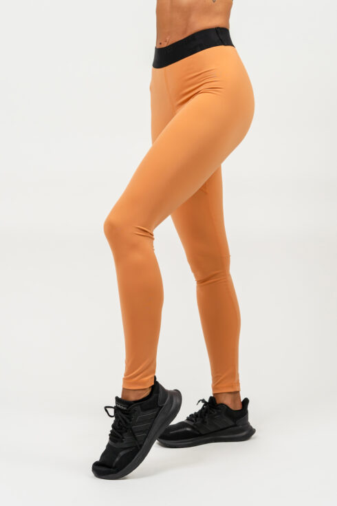 Legginsy z wysokim stanem ELITE Pomarańczowe 465 - obrazek 2