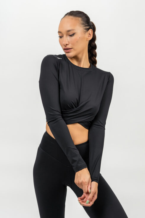 Crop top s dlouhým rukávem ELEVATED 468