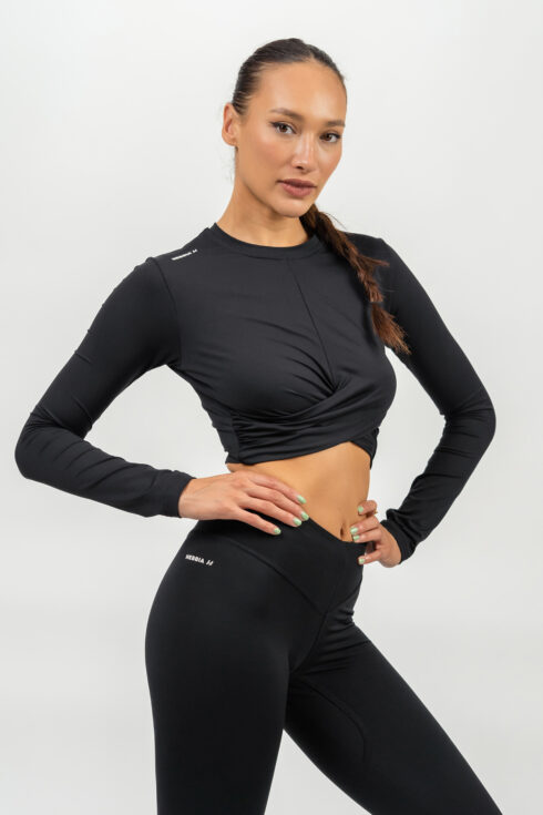 Crop top s dlouhým rukávem ELEVATED 468 - Image 3