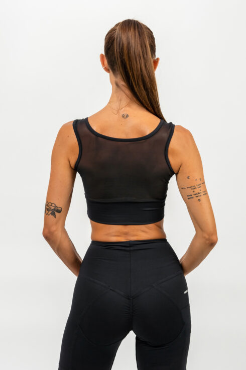 Medium-Support Mesh Sports Bra PERFORMANCE 477 - Image 2