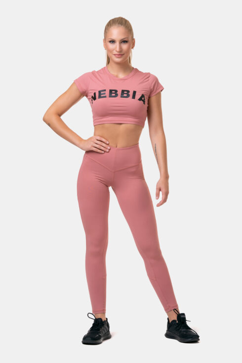 Sporty HERO crop top s krátkým rukávem 584 - Image 3