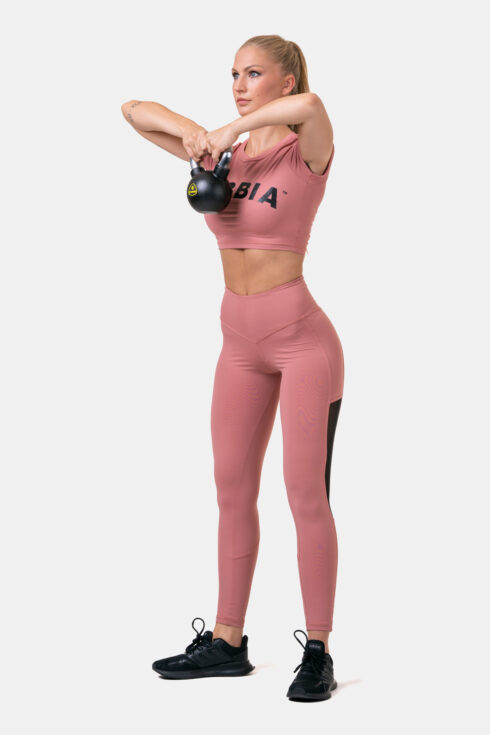 Sporty HERO crop top s krátkým rukávem 584 - Image 4