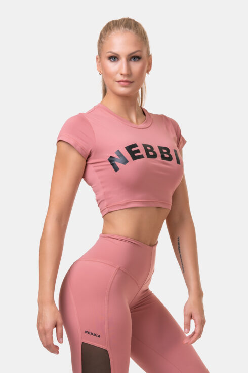 Sporty HERO crop top s krátkým rukávem 584