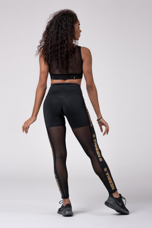 Gold Mesh leggings 829 - immagine 5