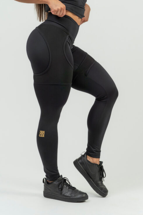 NEBBIA Women's High Waist Leggings INTENSE Mesh 838 Gold