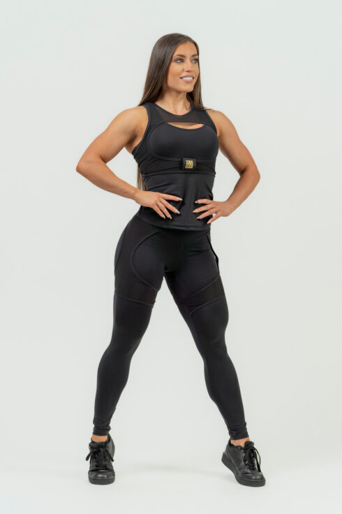 NEBBIA Women's Compression Top INTENSE Ultra 835 Gold - immagine 3