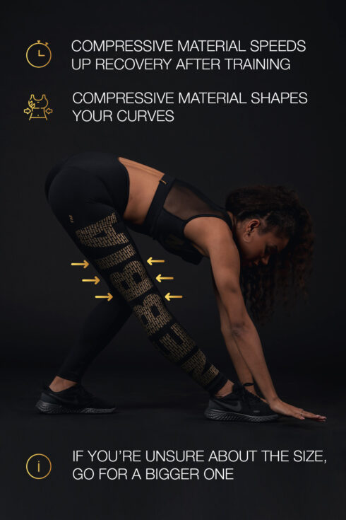 Gold Mesh leggings 829 - immagine 9