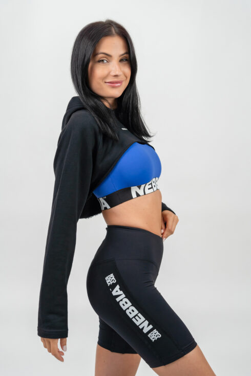 Designer Cropped Hoodie GYM TIME 259 - Image 2