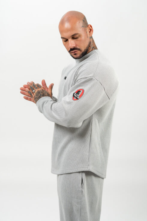 Oversized Crew neck Sweatshirt SIGNATURE 703 - Image 2