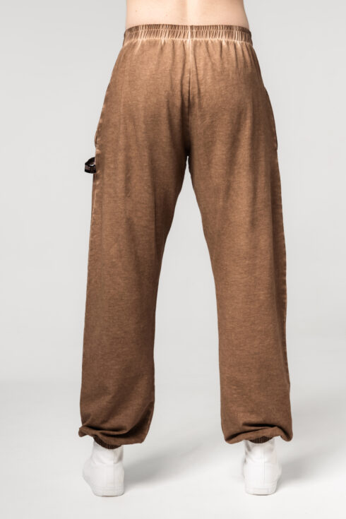 Washed-off Gym Sweatpants Baggy Style GYM BRO 373 - Image 3