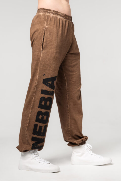 Washed-off Gym Sweatpants Baggy Style GYM BRO 373 - Image 6