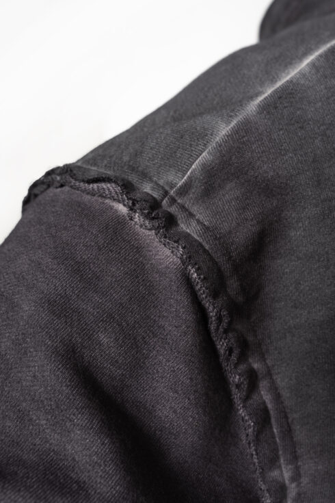 Washed-off Zip Up Hoodie GYM BRO 362 - Image 5