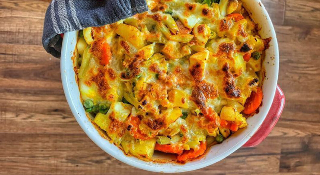 Sana casseruola di patate con ricotta