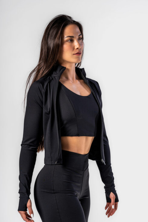 Deni x NEBBIA Fitness-Tracktop Mit Reißverschluss 314 – Bild 2