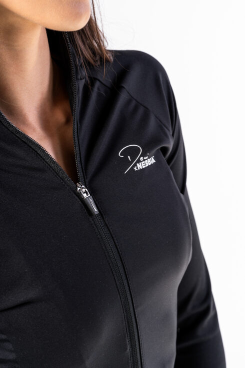 Deni x NEBBIA Fitness-Tracktop Mit Reißverschluss 314 – Bild 4