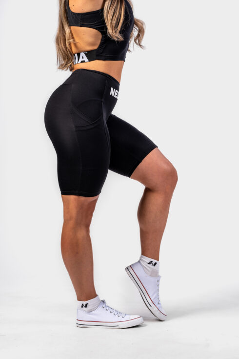High waisted biker shorts 10″ GYM THERAPY 628 - Image 2