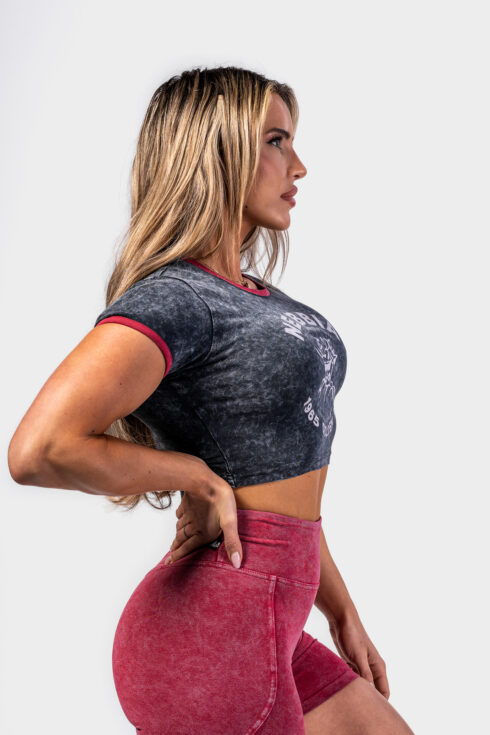 Washed crop top tričko GOLDEN AGE 782 - Image 2