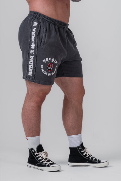 Washed-off Sweat-Shorts LEGEND 786 – Bild 2