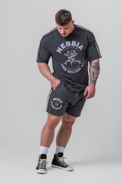 Washed-off Sweat-Shorts LEGEND 786 – Bild 7