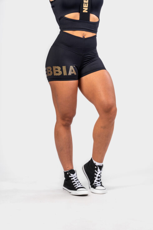 Gold NEBBIA print šortky 828 - Image 3