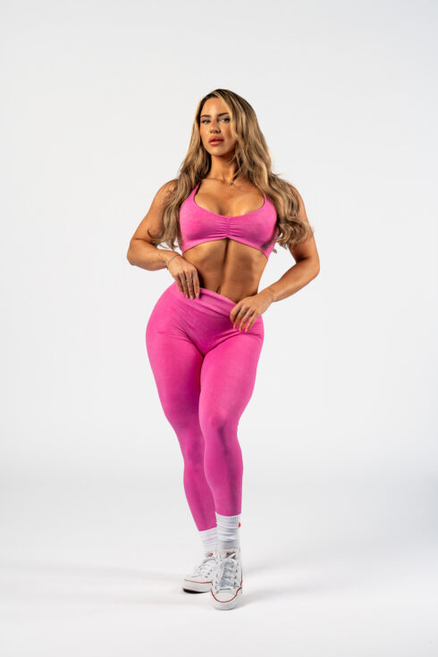 Seamless High-Waist Leggings MAXIMUM PUSH-UP 302 - Image 7