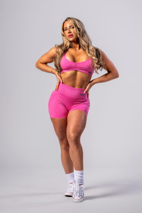 Bezšvové push-up šortky s vysokým pásom 304 - Image 6