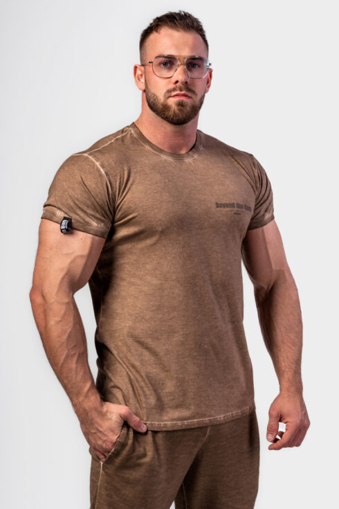 Washed-off Cotton T-shirt MAX OUT 357