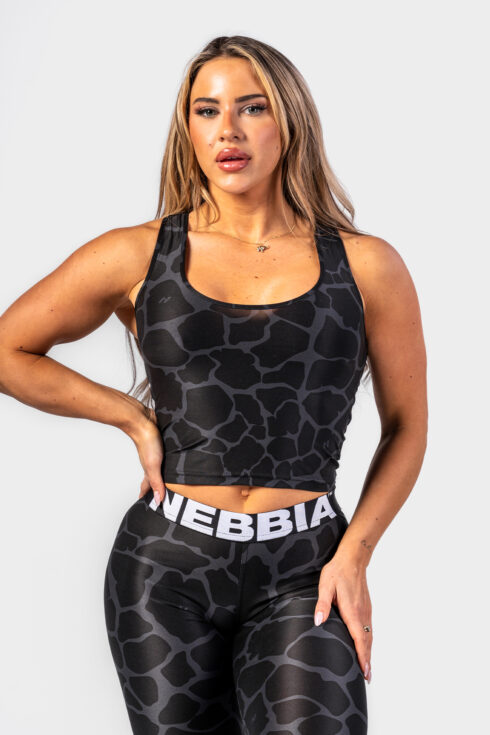 NATURE-INSPIRED sportovní crop top “Racer back” 549